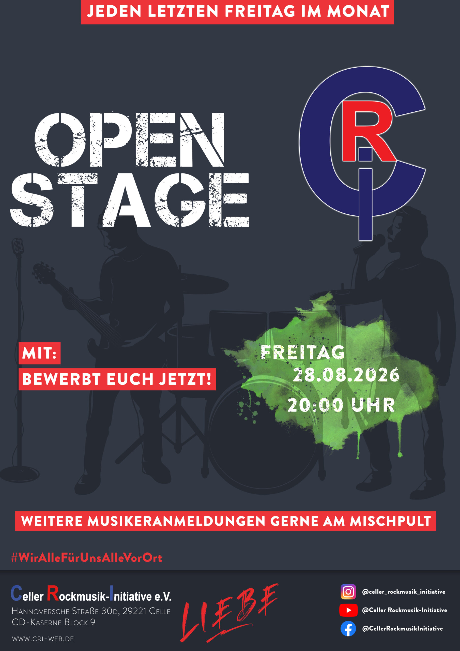 Open Stage August 2026